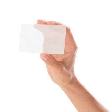 Plastikkarten transparent