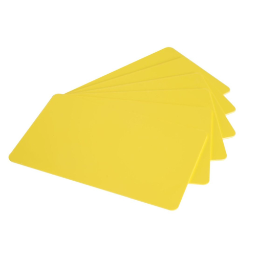 Plastikkarten Blanko gelb - jetzt kaufen