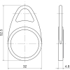 RFID Chip MIFARE Classic® 1K Tag