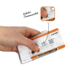 Ausweishalter für Plastikkarten mit Schieber